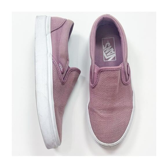 Vans Classic Slip-On Herringbone Sneakers - Picture 1 of 11